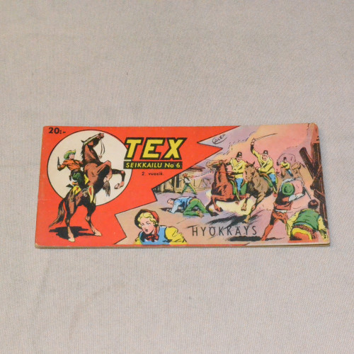 Tex liuska 06 - 1954 Hyökkäys (2. vsk)